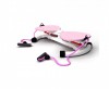Фитнес платформа DFC "Twister Bow" с эспандерами розовый - магазин СпортДоставка. Спортивные товары интернет магазин в Курске 