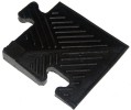 Уголок для резинового бордюра,черный,толщина 12 мм MB Barbell MB-MatB-Cor12  - магазин СпортДоставка. Спортивные товары интернет магазин в Курске 