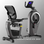 Горизонтальный велотренажер sportsman Clear Fit KeepPower KR 300 мир тренажеров рф  - магазин СпортДоставка. Спортивные товары интернет магазин в Курске 