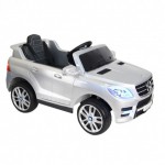 Детский электромобиль Mercedes-Benz ML350 серебристый глянец - магазин СпортДоставка. Спортивные товары интернет магазин в Курске 