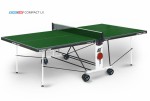 Теннисный стол для помещения Compact LX green усовершенствованная модель стола 6042-3 - магазин СпортДоставка. Спортивные товары интернет магазин в Курске 