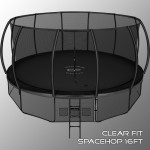 Каркасный батут Clear Fit SpaceHop 16Ft - магазин СпортДоставка. Спортивные товары интернет магазин в Курске 