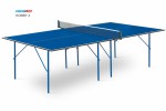 Теннисный стол для помещения swat Hobby 2 blue любительский стол для использования в помещениях 6010 s-dostavka - магазин СпортДоставка. Спортивные товары интернет магазин в Курске 
