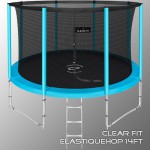 Каркасный батут Clear Fit ElastiqueHop 14Ft - магазин СпортДоставка. Спортивные товары интернет магазин в Курске 