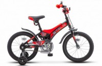 Детский велосипед Stels Jet 16" Z010 черный красный 2022 - магазин СпортДоставка. Спортивные товары интернет магазин в Курске 