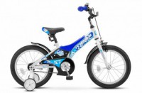 Детский велосипед Stels Jet 16" Z010 синий белый 2022 - магазин СпортДоставка. Спортивные товары интернет магазин в Курске 