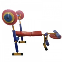 Силовой тренажер детский скамья для жима DFC VT-2400 для детей дошкольного возраста s-dostavka - магазин СпортДоставка. Спортивные товары интернет магазин в Курске 