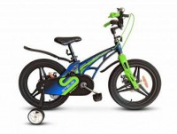 Детский велосипед Stels Galaxy Pro 16" V010 зеленый 2022 - магазин СпортДоставка. Спортивные товары интернет магазин в Курске 