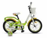 Детский велосипед Stels Pilot-190 16" V030 Зелёный жёлтый белый 2022 - магазин СпортДоставка. Спортивные товары интернет магазин в Курске 